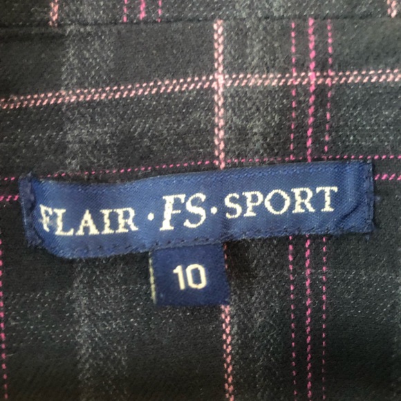 Hip-length plaid jacket - Picture 7 of 9